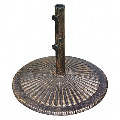 ISLAND UMBRELLA NU5405A Umbrella Base Bronze Cast Iron 50 lb.