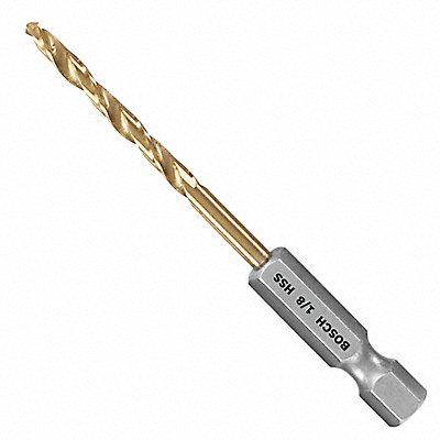 BOSCH TI4135IM Hex Shank Drill 1/8 HSS