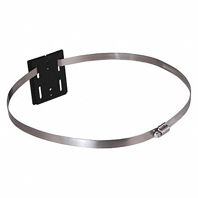 VISIONTRON WP412HC2SB Wall Mount Plate Black 12 in L