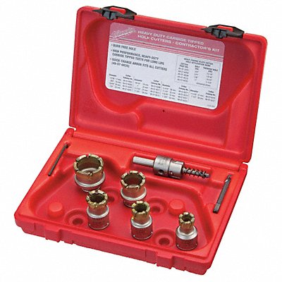 MILWAUKEE 49228210 Hole Saw Kit Saw Range 7/8 to 2-1/2