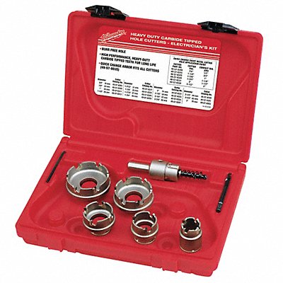 MILWAUKEE 49228310 Hole Saw Kit Saw Range 3/4 to 2-1/4
