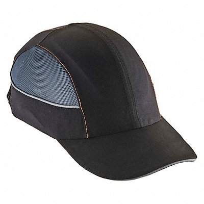 SKULLERZ BY ERGODYNE 8960 J6837 Bump Cap Front Brim Hook & Loop Black