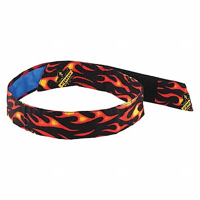 CHILL-ITS BY ERGODYNE 6705CT Hook-and-Lopp Bandana Universal Flame