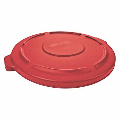RUBBERMAID COMMERCIAL PRODUCTS FG261960RED Utility Waste Container Lid 20 gal Red
