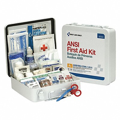 FIRST AID ONLY 90564 FirstAidKit w/House 183pcs 2 5/8x9 WHT