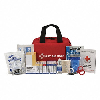 FIRST AID ONLY 90594 First Aid Kit w/House 100pcs 7x5 Red