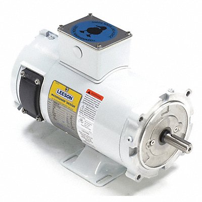 LEESON 10822600 DC Washdown Motor 1/2 HP 1750 56C 90V