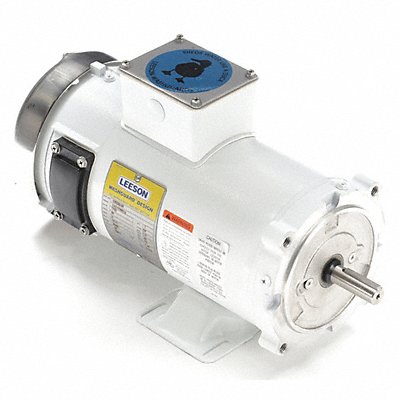 LEESON 10823000 DC Washdown Motor 1 HP 1750 56C 90V
