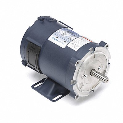LEESON 10805000 DC Motor 1/3 HP 1800 rpm 24V DC 56C TEFC