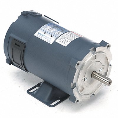LEESON 10805100 DC Motor 1/2 HP 1800 rpm 24V DC 56C TEFC