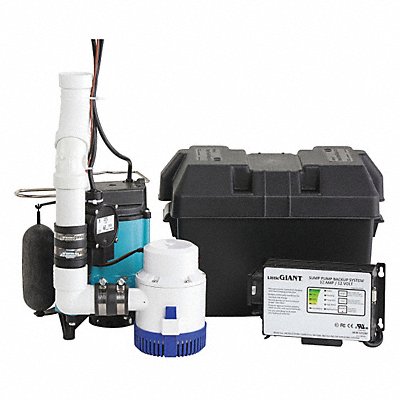 LITTLE GIANT 506410 Battery Back Up Combo System 36 Head ft.