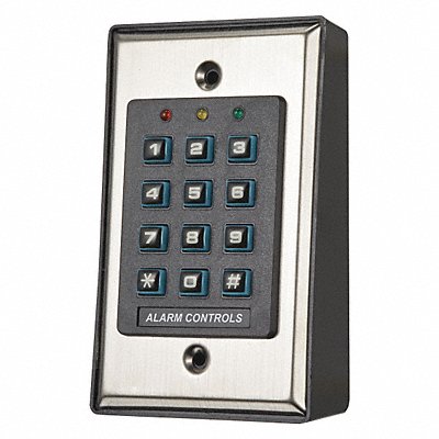 ALARM CONTROLS KP100A Keypad SS 5in H x 3in W x 2 in D
