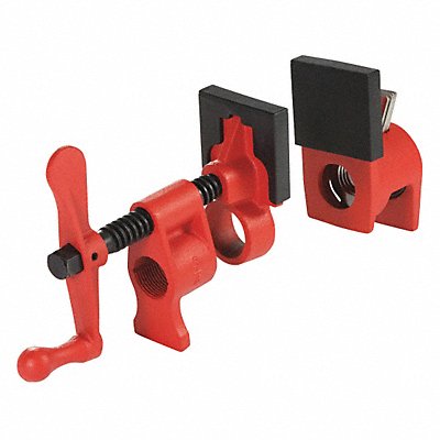 BESSEY PC342 Pipe Clamp Cast Iron 3/4 in Bar Size
