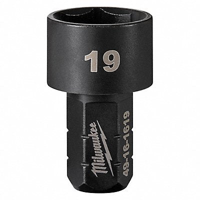 MILWAUKEE 49161619 Impact Socket Socket Size 19 mm Short