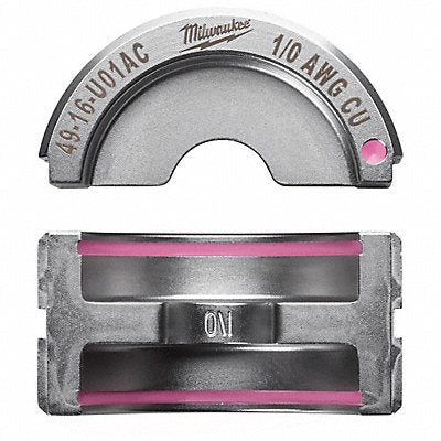 MILWAUKEE 4916U01AC Crimping Die U Style 6 tons 1/0 AWG