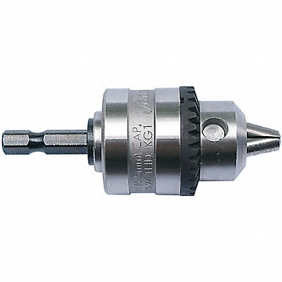 MILWAUKEE 49221560 Drill Chuck Keyed Steel 0.250 In 1/4 In