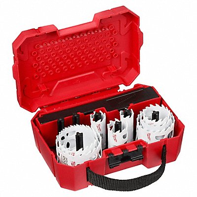 MILWAUKEE 49223091 Hole Saw Kit 3/8 in Hex Shank Size