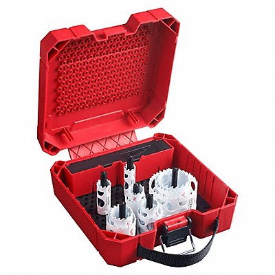 MILWAUKEE 49223097 Hole Saw Kit 3/8 in Hex Shank Size
