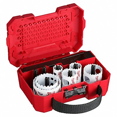MILWAUKEE 49224095 Hole Saw Kit Saw Range 3/4 to 2-1/2