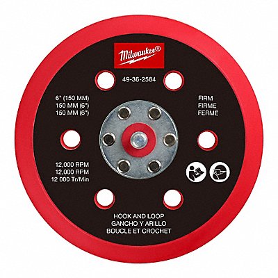 MILWAUKEE 49362584 Sander Backing Pad Black/Red