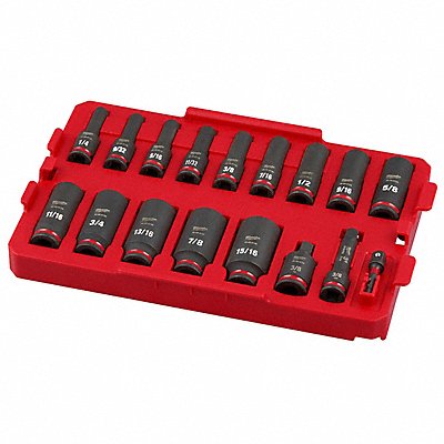 MILWAUKEE 49666815 SAE Impact Socket Set