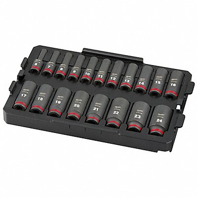 MILWAUKEE 49666816 MM Impact Socket Set