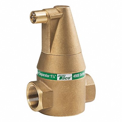 TACO 49100C2 Air Separator Brass 240F 150 psi