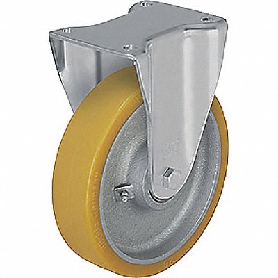 GRAINGER BHGTH100K3 Standard Plate Castor Rigid 880 lb.