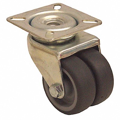 GRAINGER LDAPATH50G Standard Plate Castor Swivel 175 lb.
