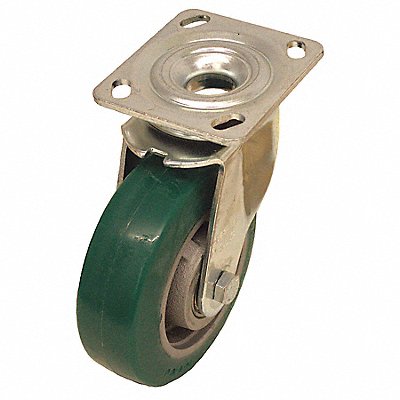 GRAINGER LEHGST150K14 Standard Plate Castor Swivel 1210 lb.