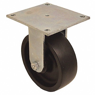 GRAINGER P21RPB050R15 Standard Plate Castor Rigid 650 lb.