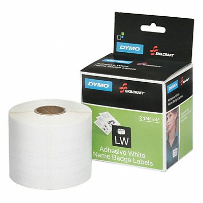 ABILITY ONE 7530020000000 Label 8 ft L White EA1