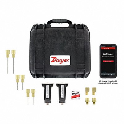 DWYER 490W6HKIT Electronic Flowmeter Hydronic NPT