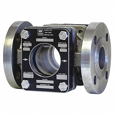 ARCHON INDUSTRIES INC. AKFFP010AC07A Sight Flow Indicator 5-5/8 L 1 Pipe