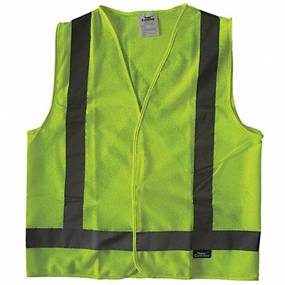 CONDOR 491R86 Safety Vest Yellow/Green M Hook & Loop
