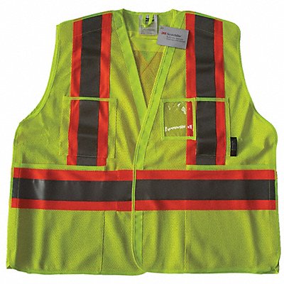 CONDOR 491T16 Safety Vest Yellow/Green L/XL