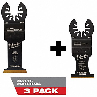 MILWAUKEE 4925123349251520 MULTI BLADES. 1-3/8 MULTI BLADE
