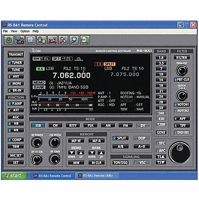 ICOM RSBA1V222 Software 7 in L x 7 1/4 in W