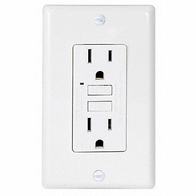 GRAINGER 62167 GFCI Receptacle General Purpose 2-Poles
