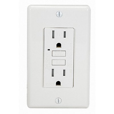 GRAINGER 62173 GFCI Receptacle General Purpose 2-Poles