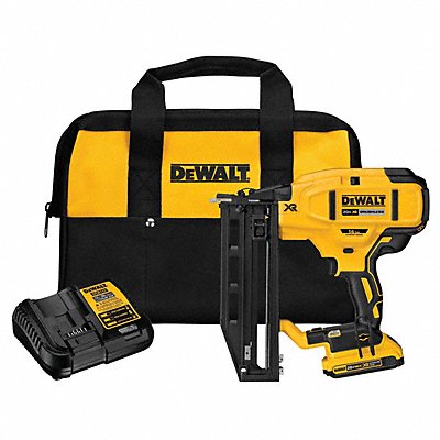 DEWALT DCN662D1 Nail Gun Finish Nail Head Pistol 20VDC