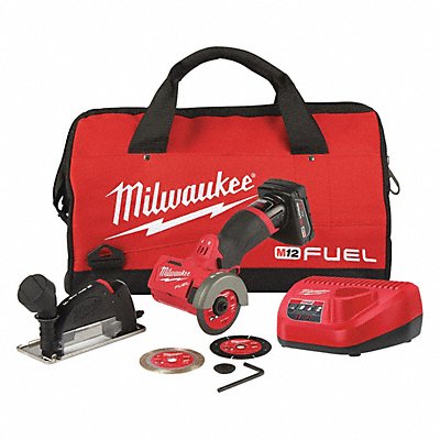 MILWAUKEE 252221XC Cut Off Tool Kit Milwaukee 12V 1 Battery