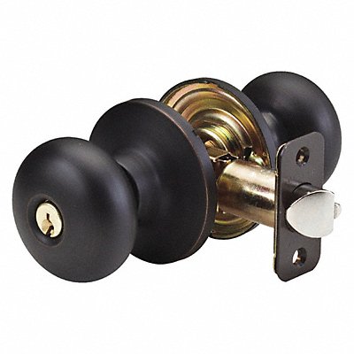 492U85 MASTER LOCK BC0112PKA Knob Lockset Biscuit Style Aged Bronze