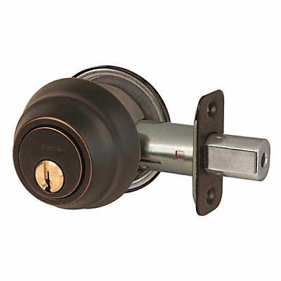 MASTER LOCK DSH0612PKA04T9252 Deadbolt Aged Bronze Single Cylinder