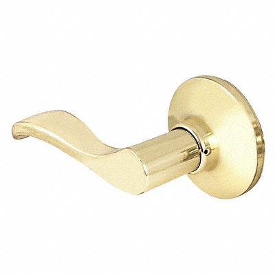 MASTER LOCK WLLH0503BOX Lever Lockset Polished Brass Wave Style