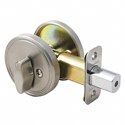 MASTER LOCK DS0515 Deadbolt Satin Nickel Single Cylinder