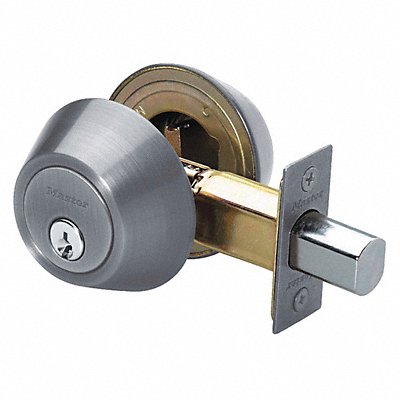 MASTER LOCK DS0715KA4 Deadbolt Satin Nickel Double Cylinder