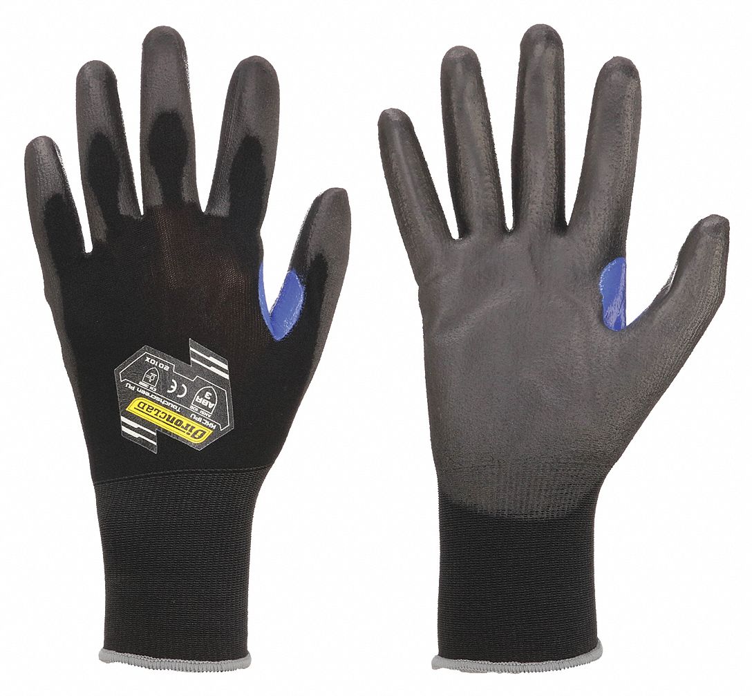 IRONCLAD KKC1PU01XS Coated Gloves Nylon XS PR