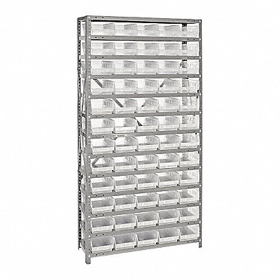 QUANTUM STORAGE SYSTEMS 1275102CL Pick Rack 12inx75inx36in Clear