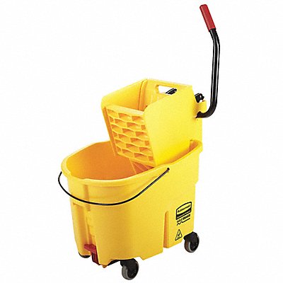 RUBBERMAID COMMERCIAL PRODUCTS 2031764 Mop Bucket and Wringer Yellow 8 3/4 gal